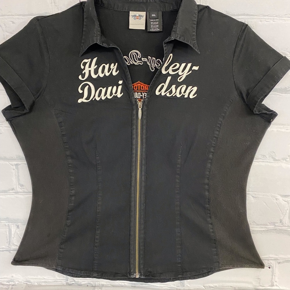 Plus Size Harley Garage Shirt